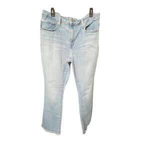 Levis 725 High Rise Bootcut Jeans Women's 34 light Wash Denim Blue